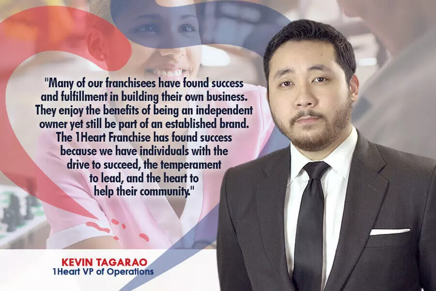 A quote from Kevin Tagarao, VP of Operations at 1Heart